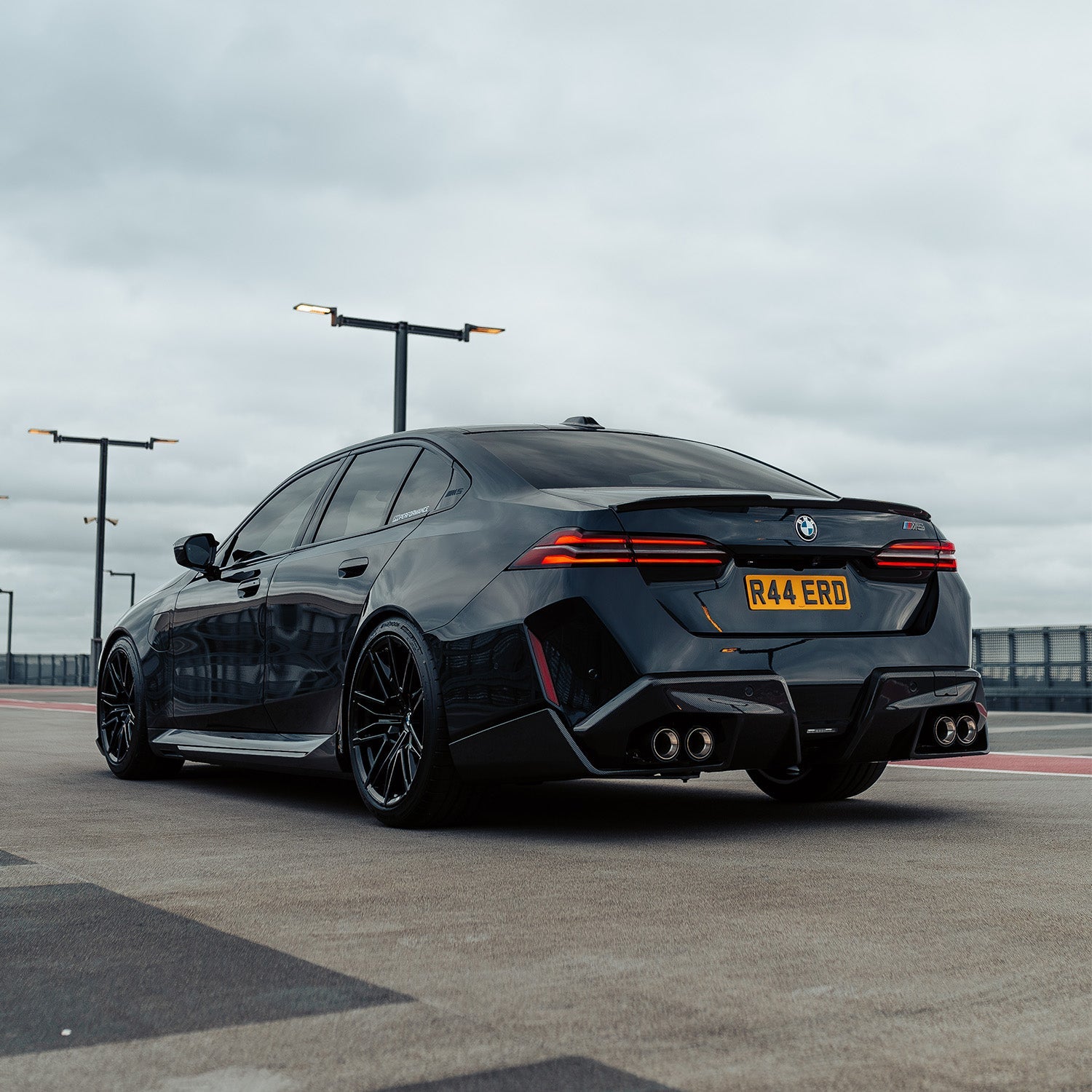 MHC+ BMW G90 & G99 M5 Pre Preg Carbon Fibre Performance Style Rear Diffuser