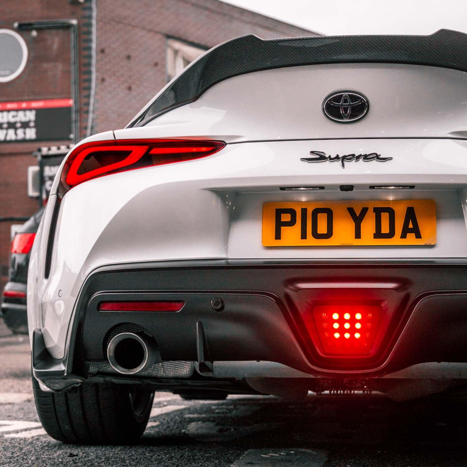 Toyota A90 Supra Pre Preg Carbon Fibre V Style Rear Spoiler