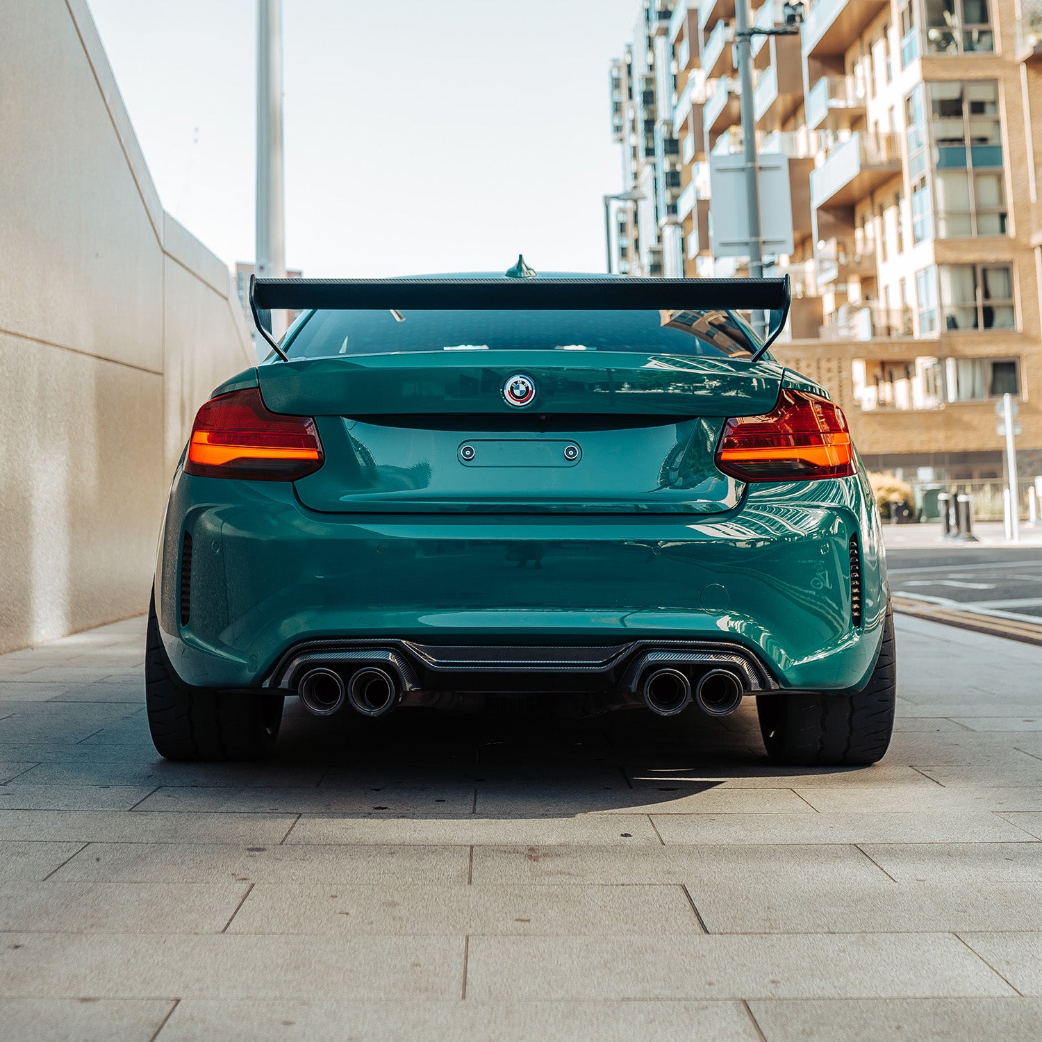 MHC+ BMW F87 M2 GTX Rear Diffuser In Pre Preg Carbon Fibre