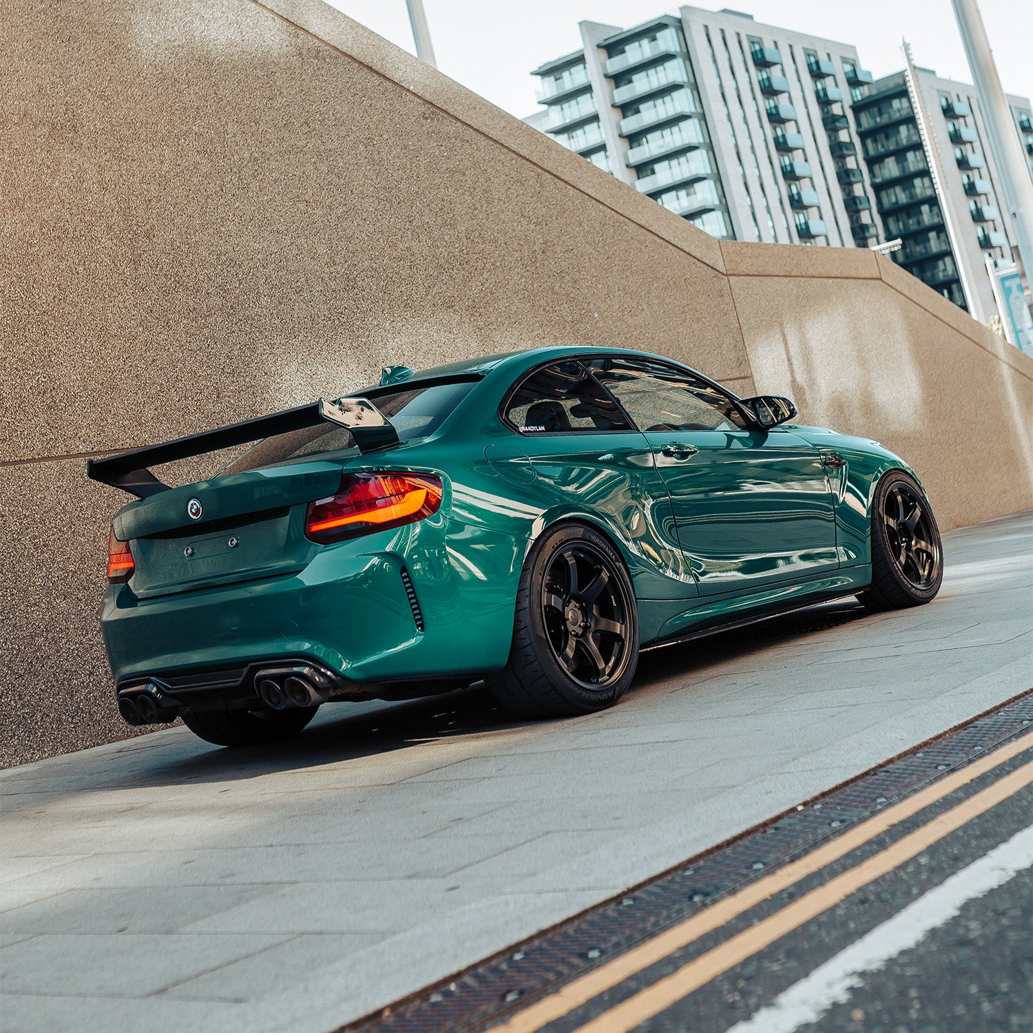 MHC+ BMW F87 M2 GTX Rear Diffuser In Pre Preg Carbon Fibre