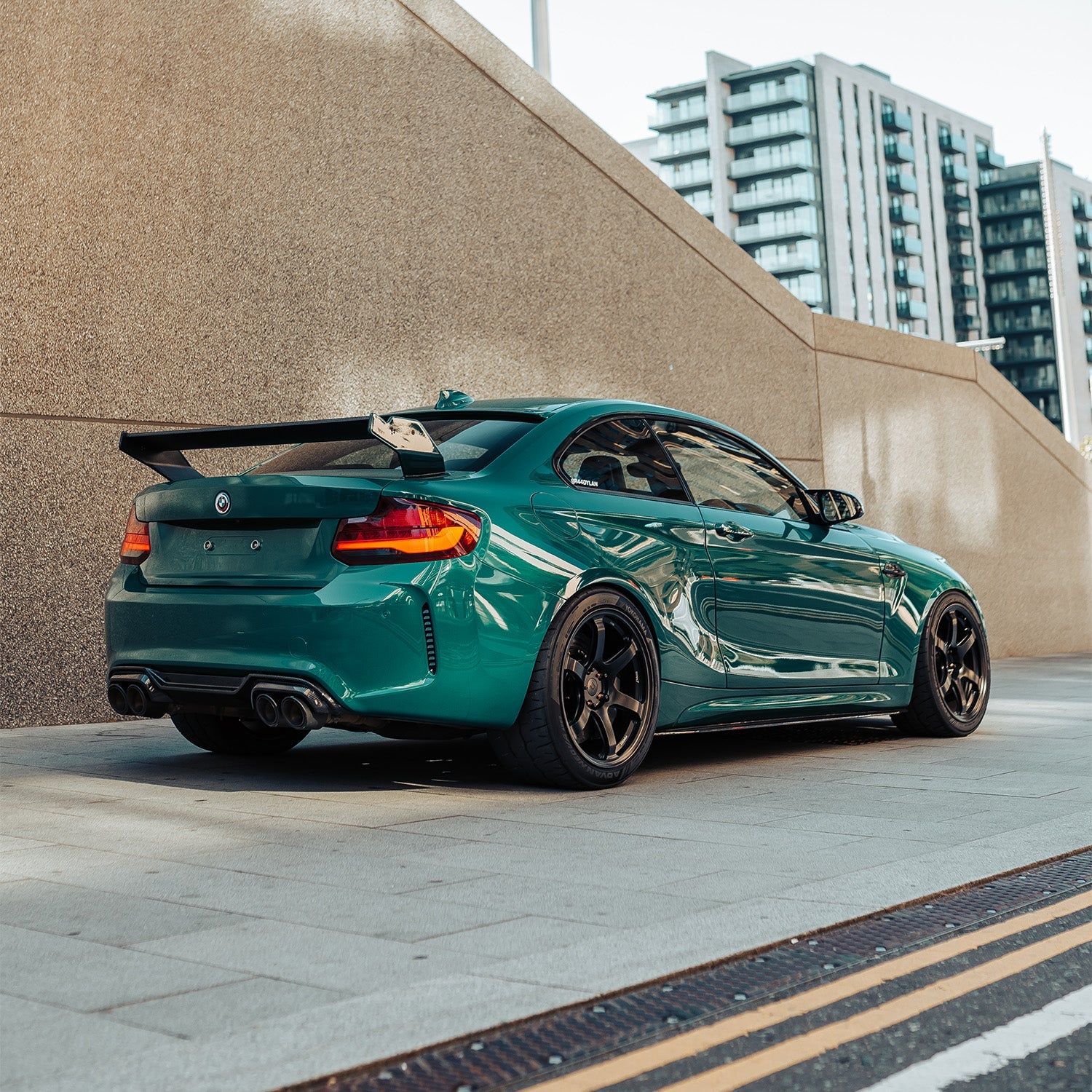 MHC+ BMW F87 M2 & M2 Competition GTX Side Skirts In Pre Preg Carbon Fibre