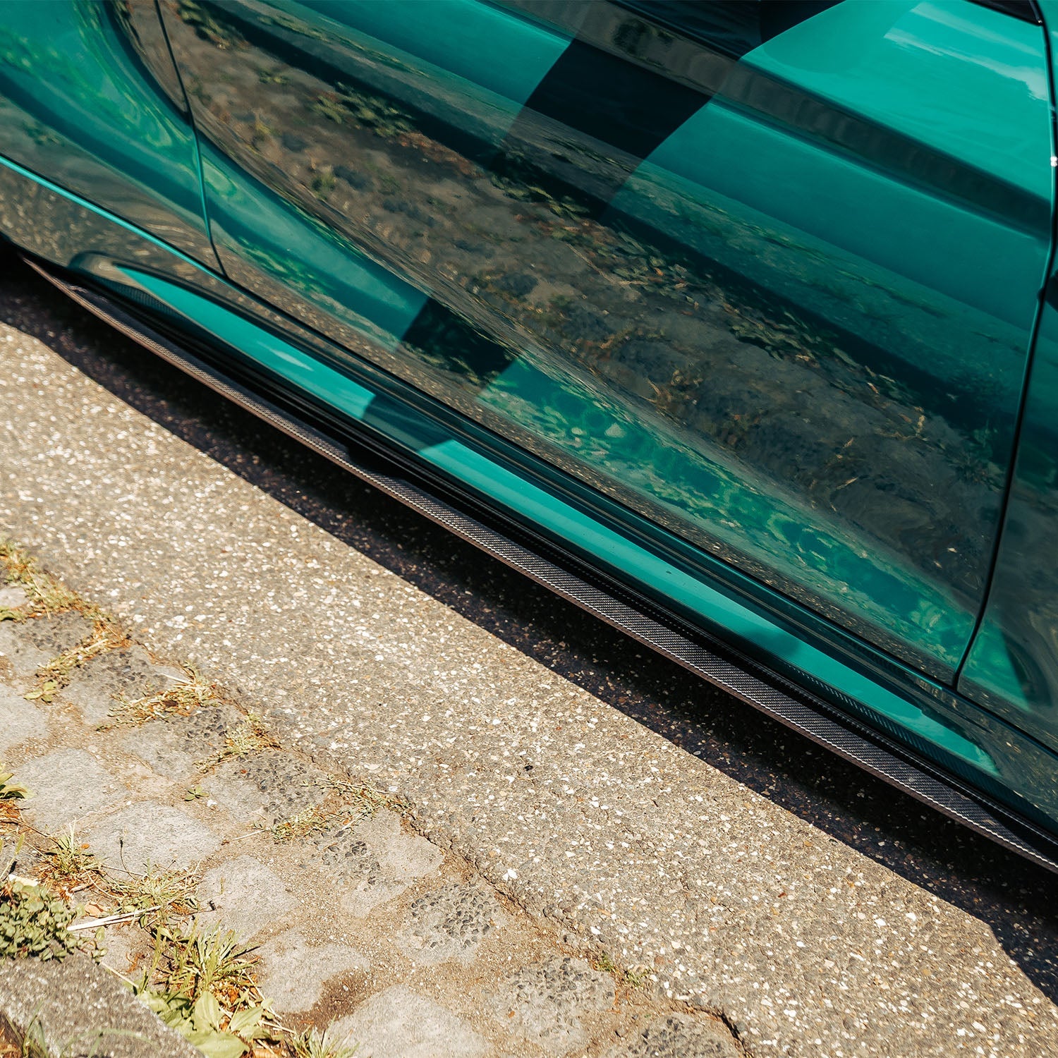 MHC+ BMW F87 M2 & M2 Competition GTX Side Skirts In Pre Preg Carbon Fibre