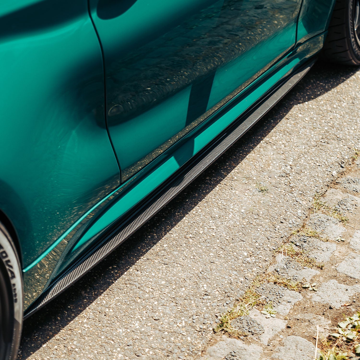 MHC+ BMW F87 M2 & M2 Competition GTX Side Skirts In Pre Preg Carbon Fibre