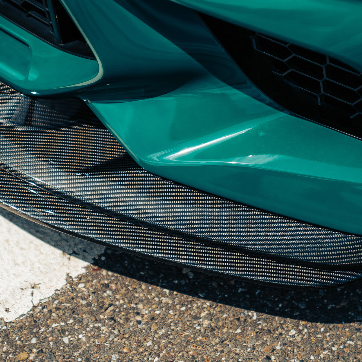 MHC+ BMW F87 M2 & M2 Competition GTX Adjustable Front Aero Add On In Pre Preg Carbon Fibre