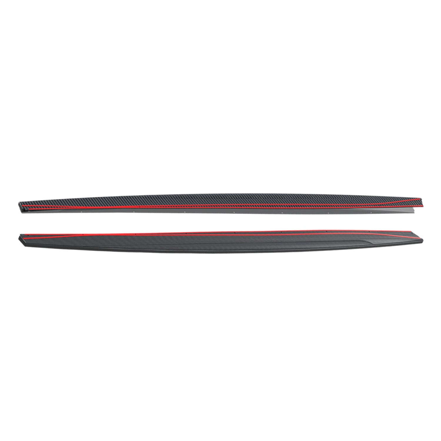 MHC+ BMW F80 M3 & F82/F83 M4 GTX Side Skirts In Pre Preg Carbon Fibre