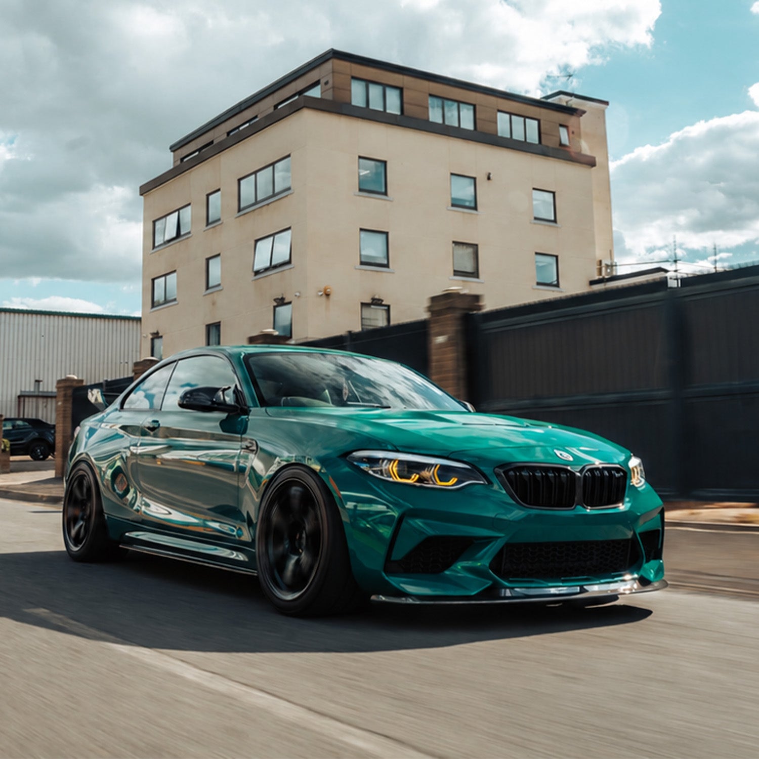 MHC+ BMW F87 M2 Competition S55 GTX Front Splitter In Pre Preg Carbon Fibre