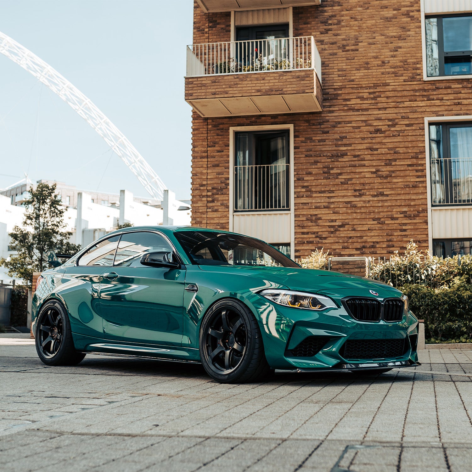 MHC+ BMW F87 M2 Competition S55 GTX Front Splitter In Pre Preg Carbon Fibre