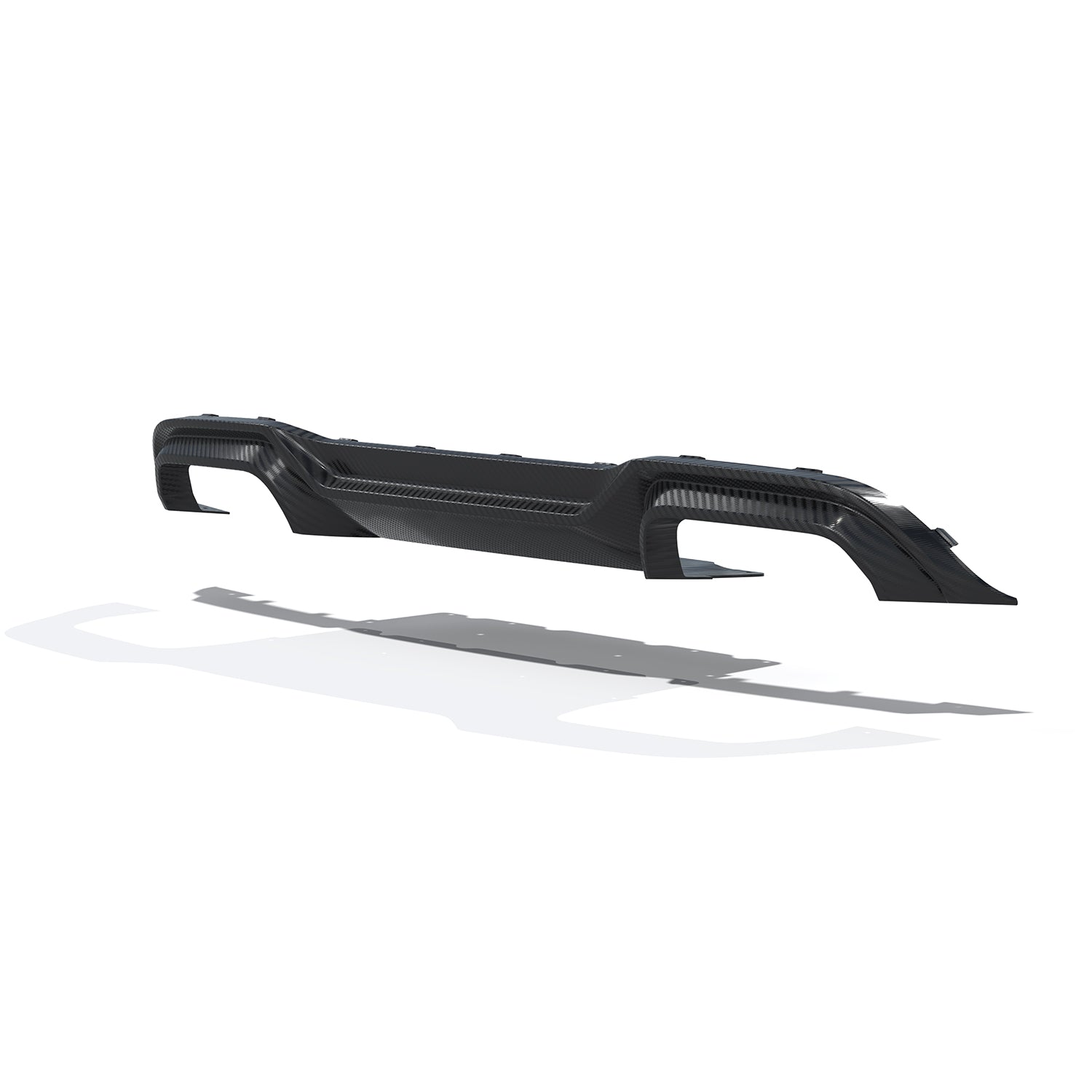 MHC+ BMW F87 M2 GTX Rear Diffuser In Pre Preg Carbon Fibre