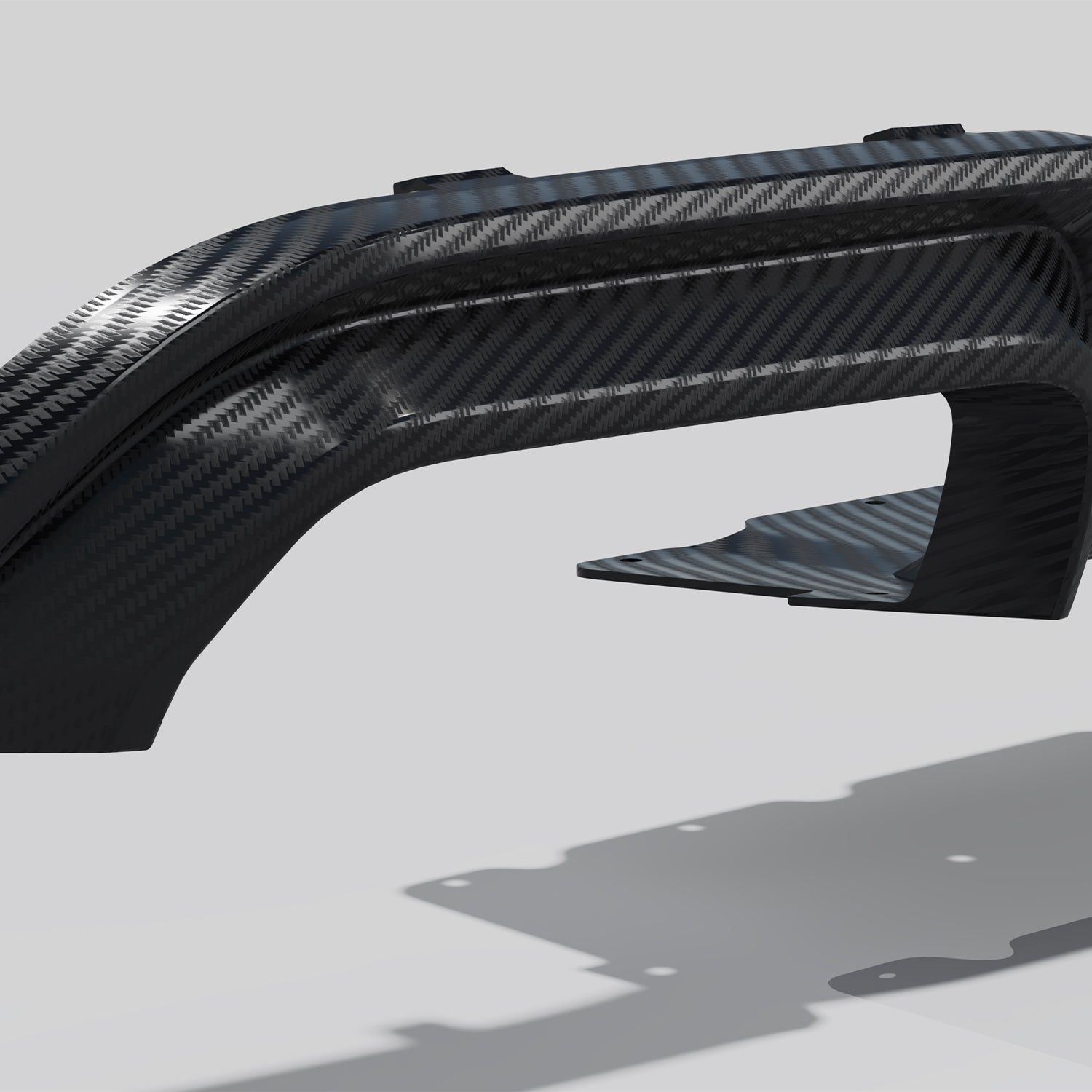 MHC+ BMW F87 M2 GTX Rear Diffuser In Pre Preg Carbon Fibre