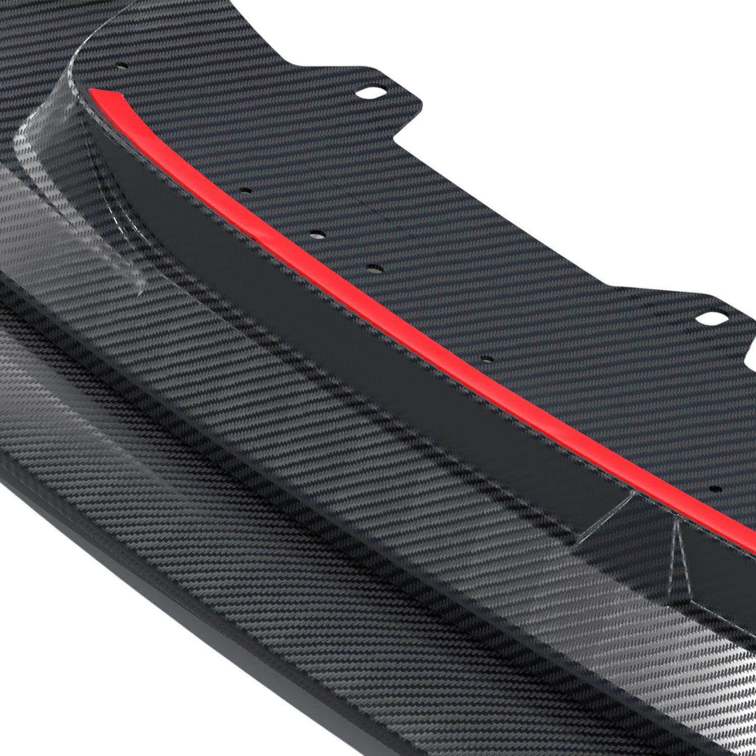 MHC+ BMW F87 M2 Non-Competition N55 GTX Front Splitter In Pre Preg Carbon Fibre