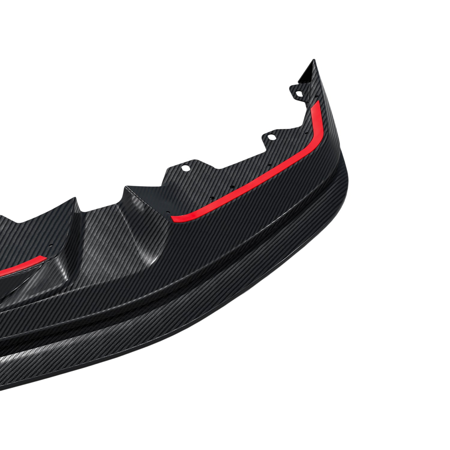 MHC+ BMW F87 M2 Non-Competition N55 GTX Front Splitter In Pre Preg Carbon Fibre