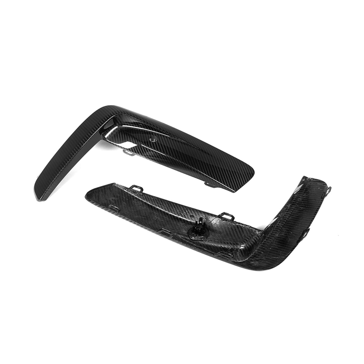 MHC+ BMW F91 M8 Pre Preg Carbon Fibre OEM Style Front Bumper Trim