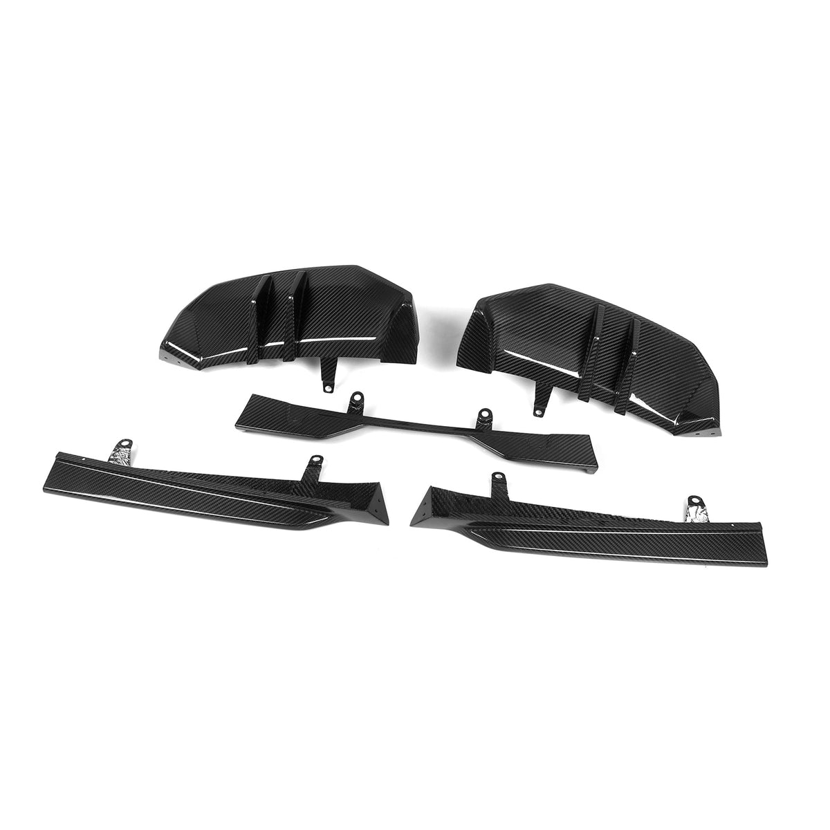 MHC+ BMW G60 5 Series Pre Preg Carbon Fibre Performance Style Diffuser