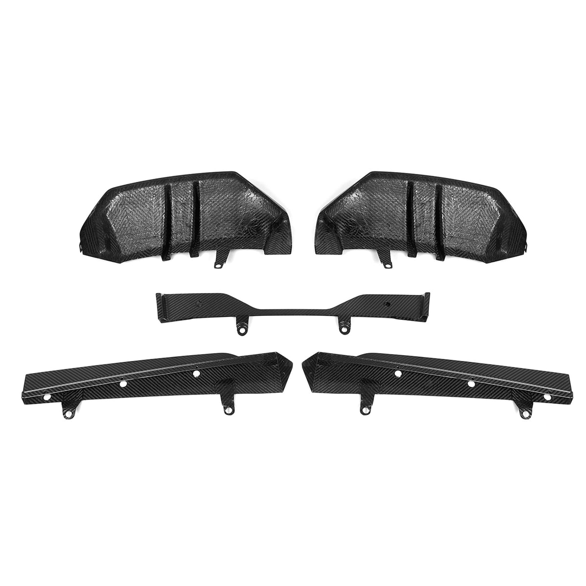 MHC+ BMW G60 5 Series Pre Preg Carbon Fibre Performance Style Diffuser