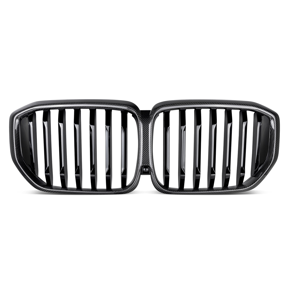 MHC+ BMW G05 LCI X5 Single Slat Pre Preg Carbon Fibre Front Grille