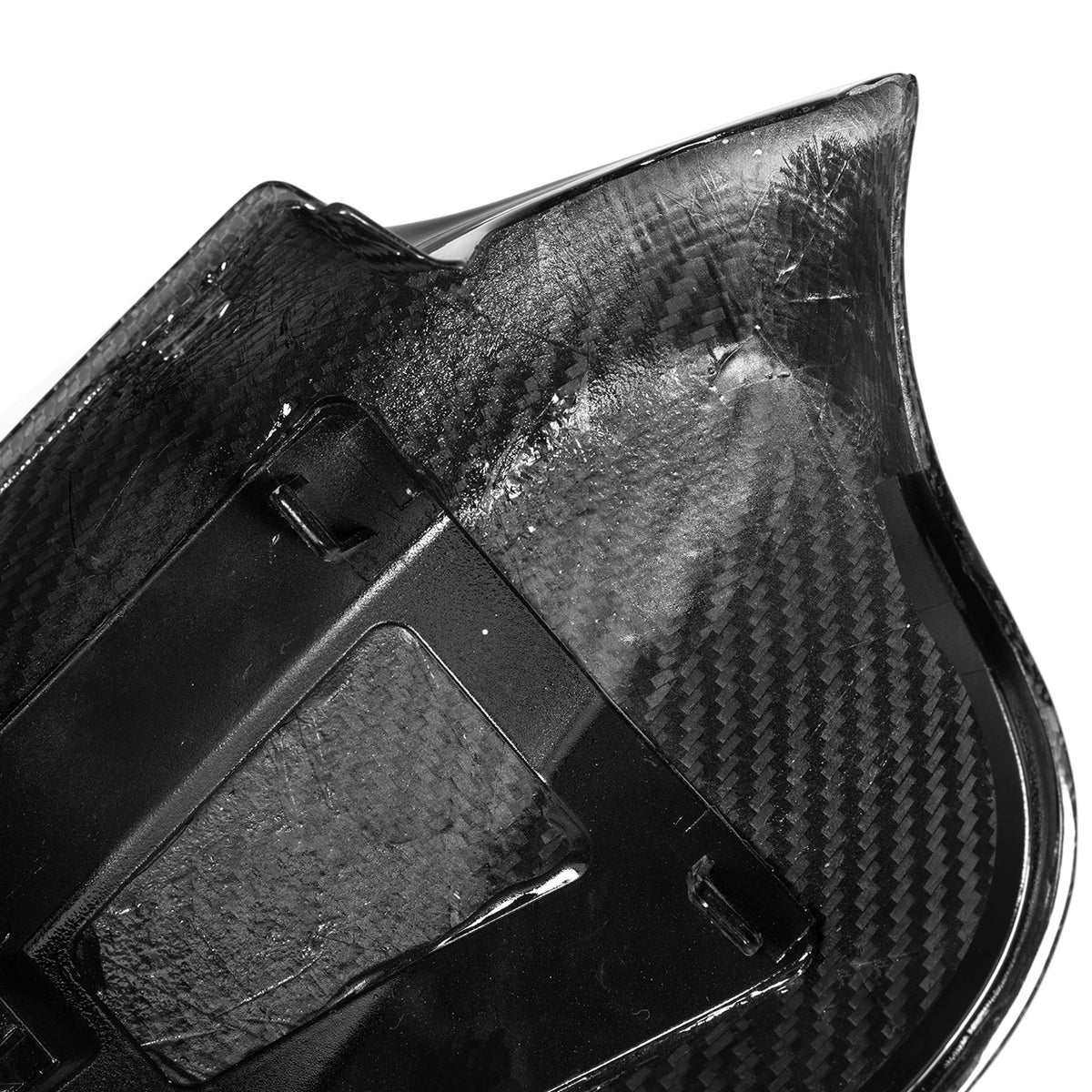 MHC+ BMW E92 LCI 3 Series Pre Preg Carbon Fibre OEM Style Mirror Cover