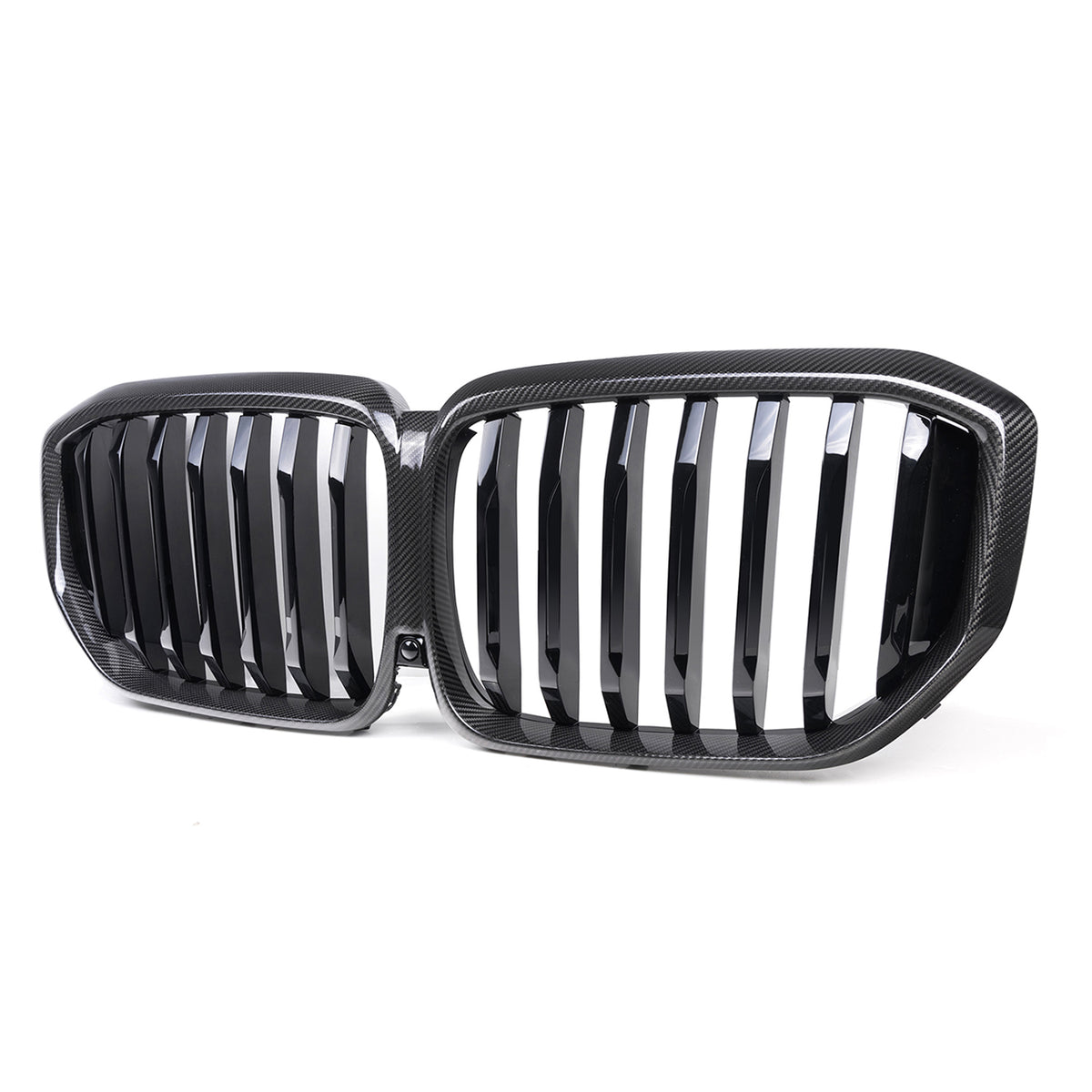 MHC+ BMW G05 LCI X5 Single Slat Pre Preg Carbon Fibre Front Grille