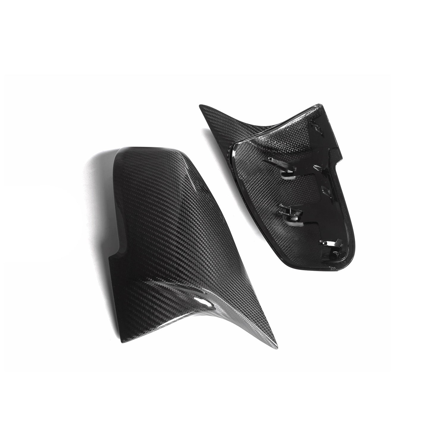 BMW F Series M-Lite Pre Preg Gloss Carbon Fibre M-Style Wing Mirror Replacement Covers