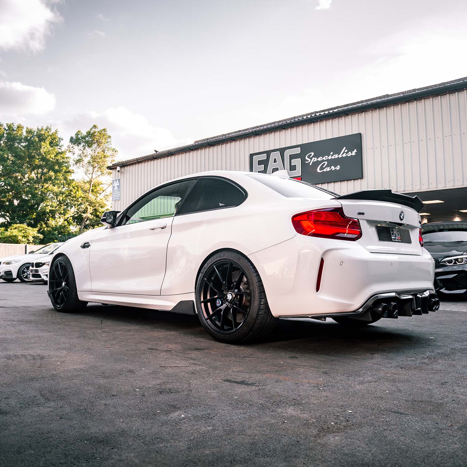 BMW F87 M2 & F22 2 Series Pre Preg Carbon Fibre Ducktail Rear Spoiler