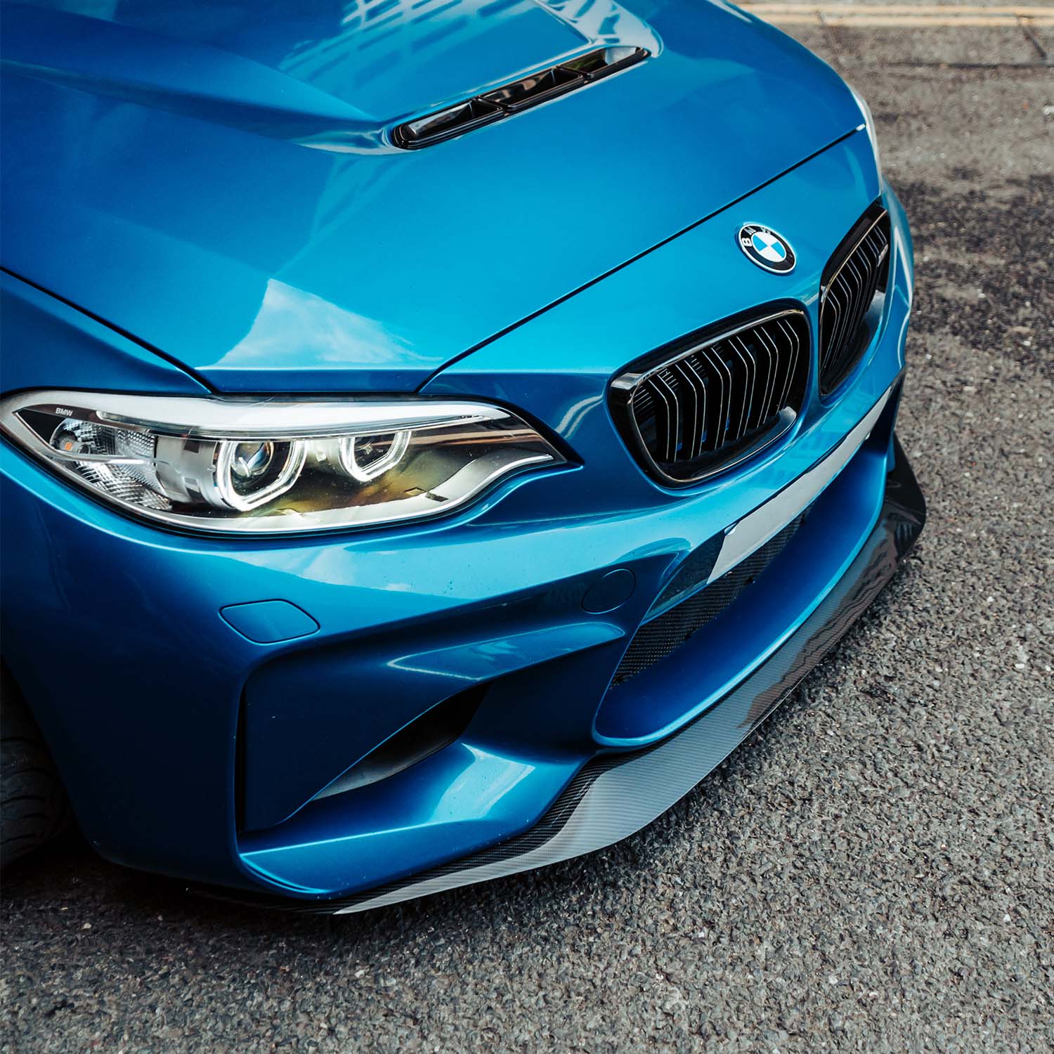 BMW F87 M2 N55 Pre Preg Carbon Fibre GT Style Front Splitter