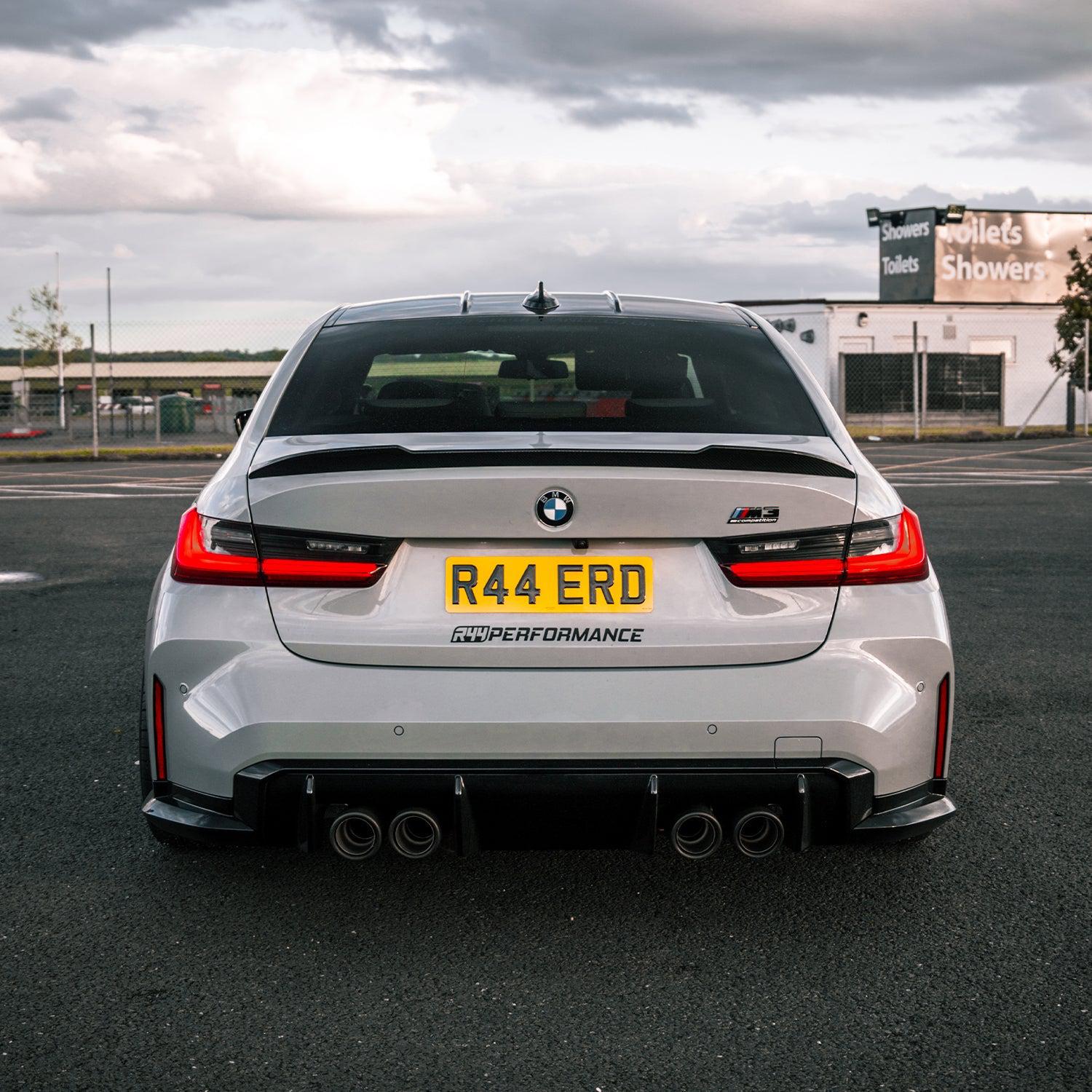 BMW G80 M3 Pre Preg Carbon Fibre CS Style Rear Spoiler