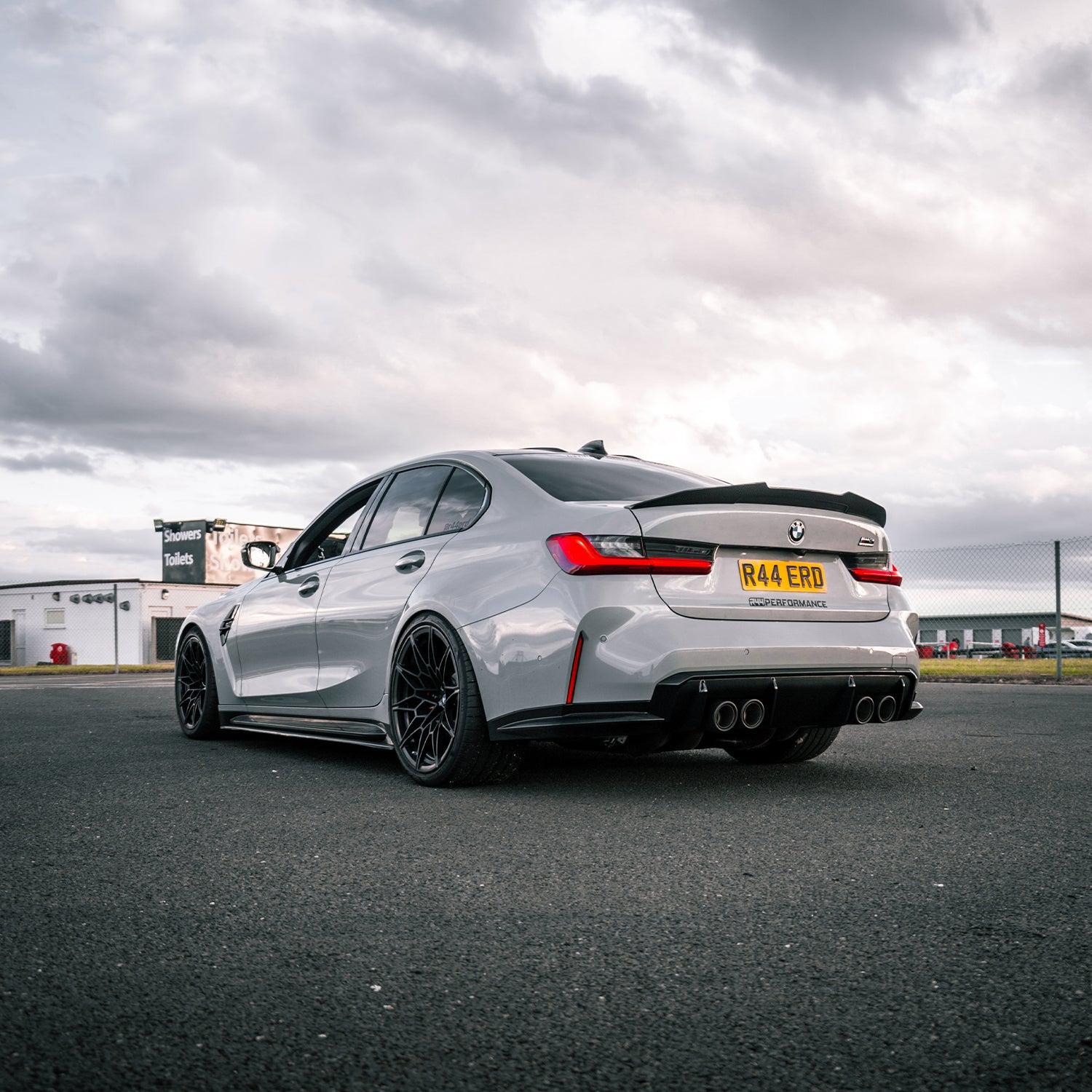 BMW G80 M3 Pre Preg Carbon Fibre Ducktail Style Rear Spoiler