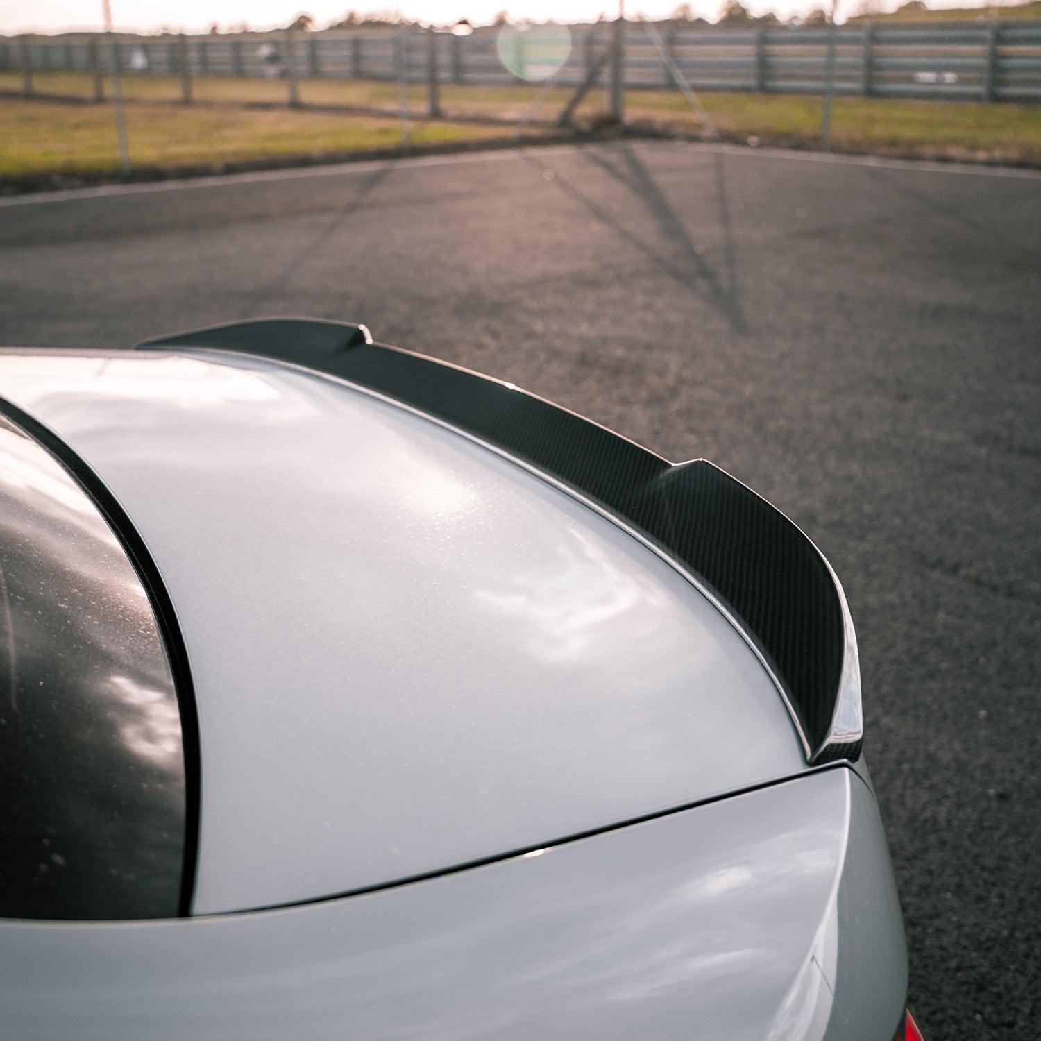 MHC+ BMW G80 M3 CS Style Rear Spoiler In Gloss Carbon Fibre