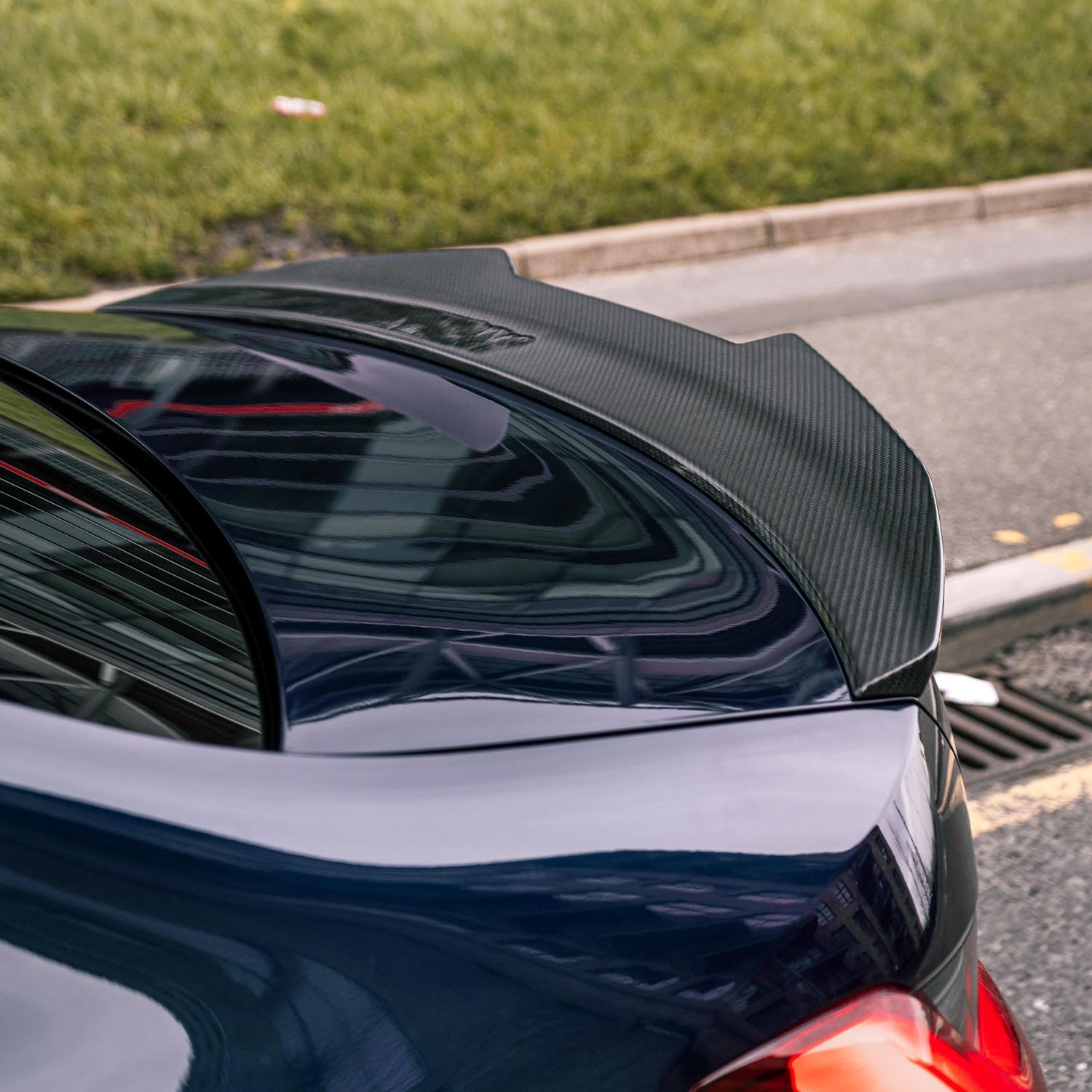 MHC+ BMW G80 M3 Ducktail Rear Spoiler In Carbon Fibre