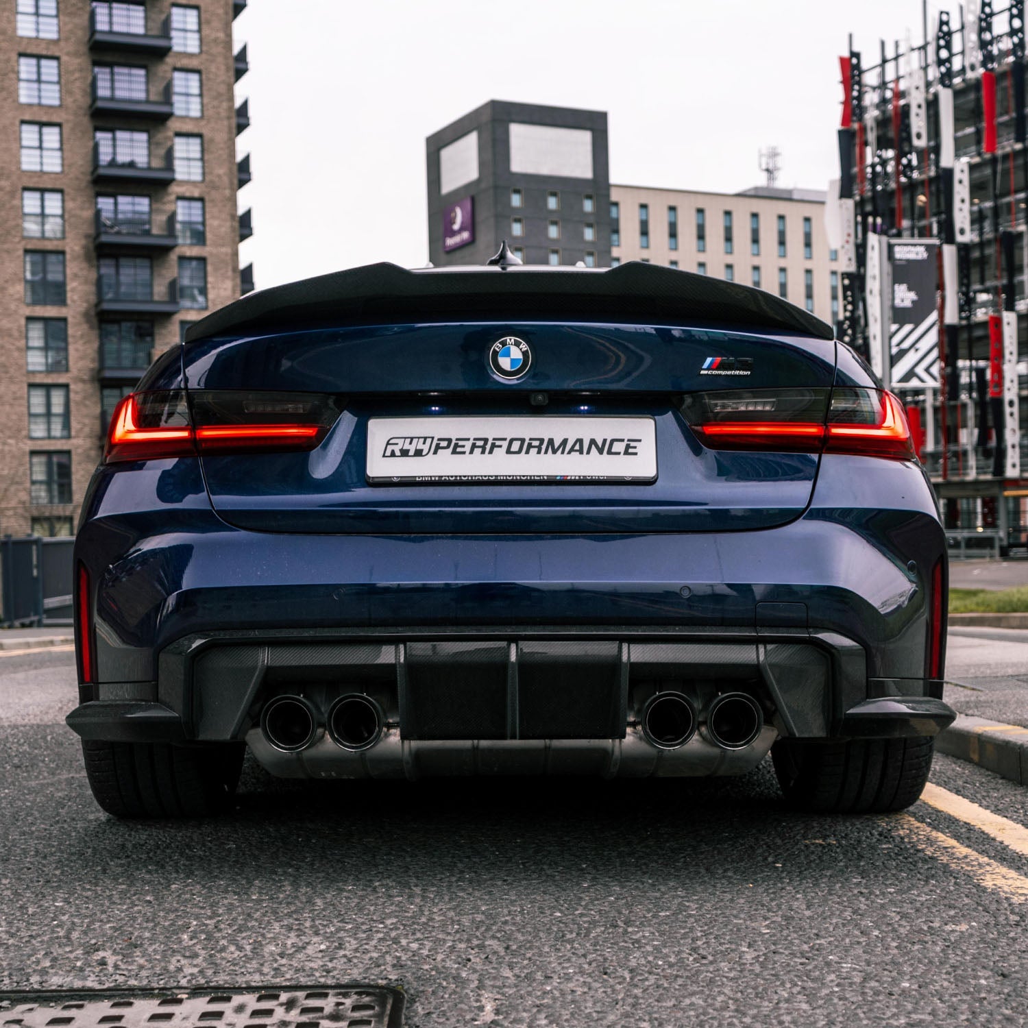 MHC+ BMW G80 M3 Ducktail Rear Spoiler In Carbon Fibre