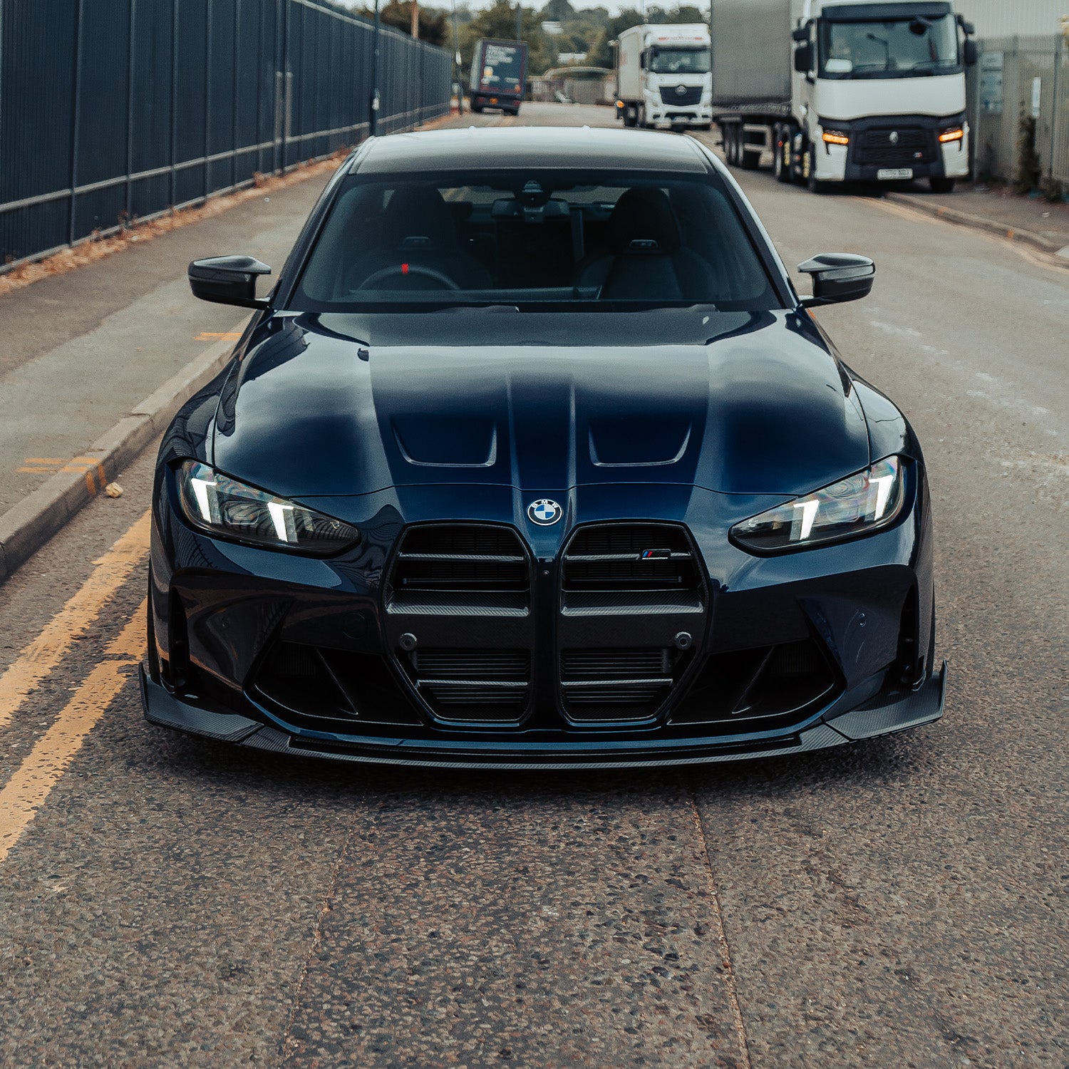 MHC+ BMW G80/G81 M3 & G82/G83 M4 Pre Preg Carbon Fibre CS Style Front Splitter