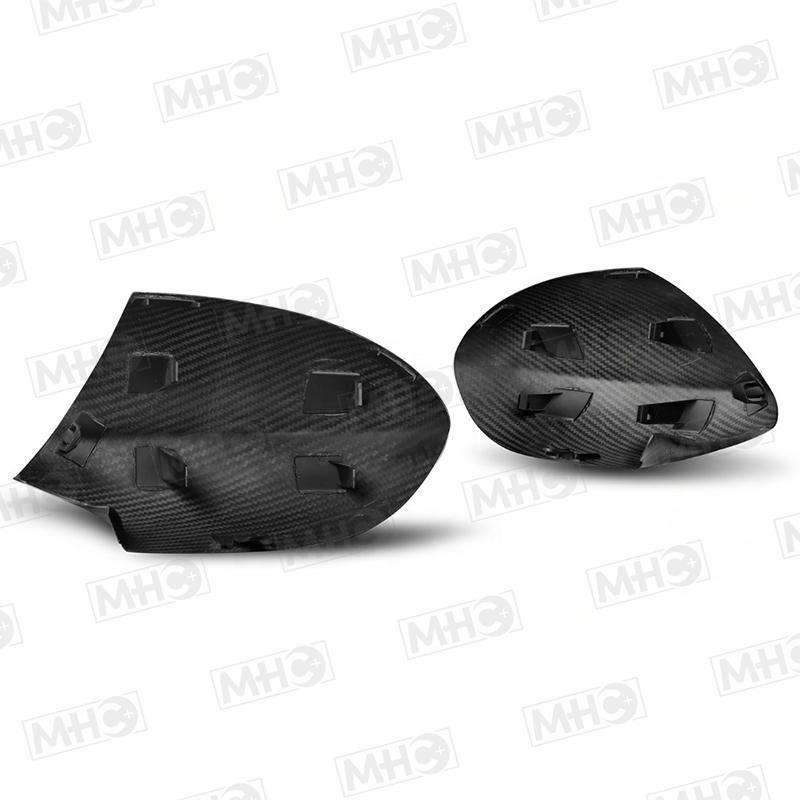 MHC+ BMW M3 Mirror Covers In Gloss Pre-Preg Carbon Fibre (E92/E93)-R44 Performance