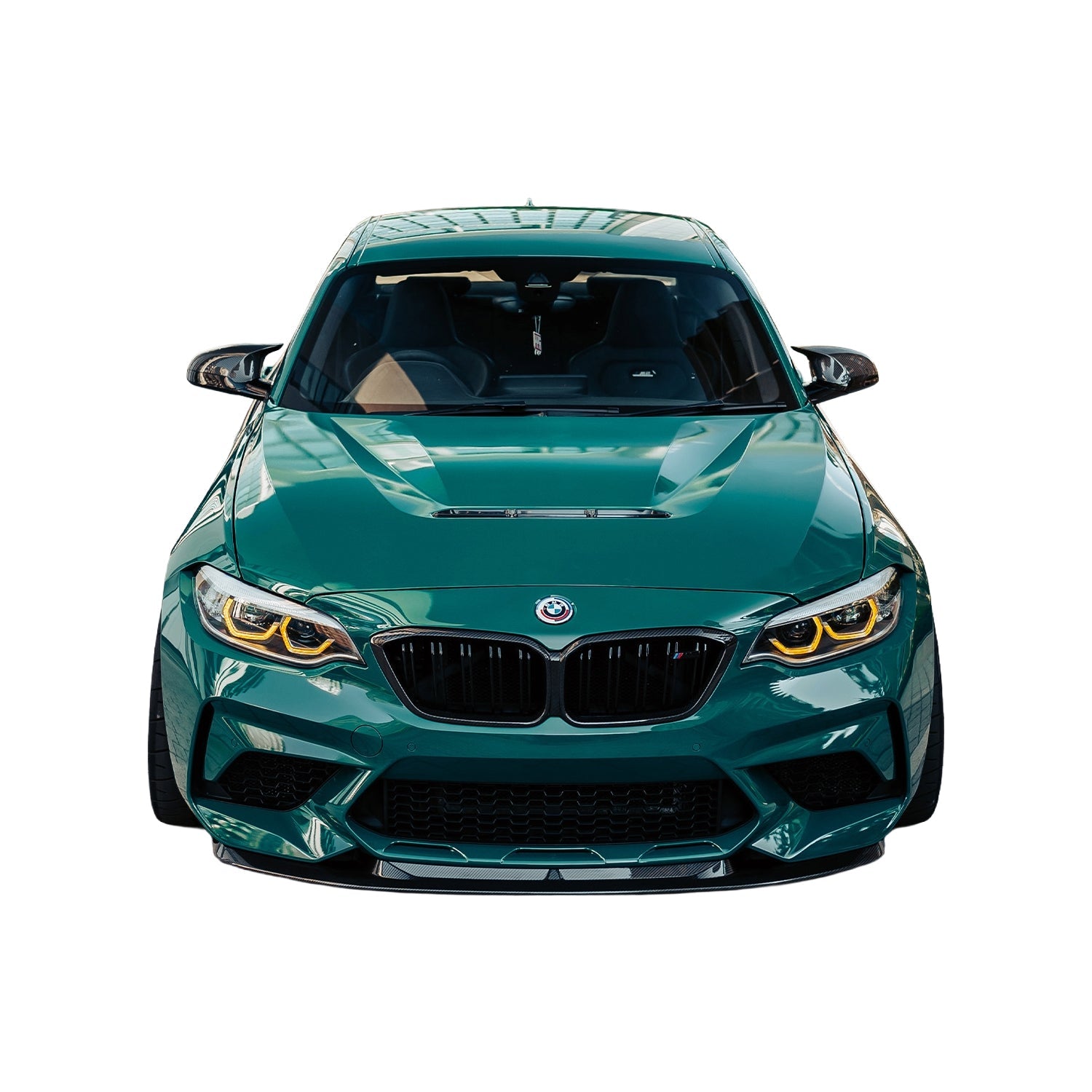 MHC+ BMW F87 M2 Competition S55 GTX Front Splitter In Pre Preg Carbon Fibre