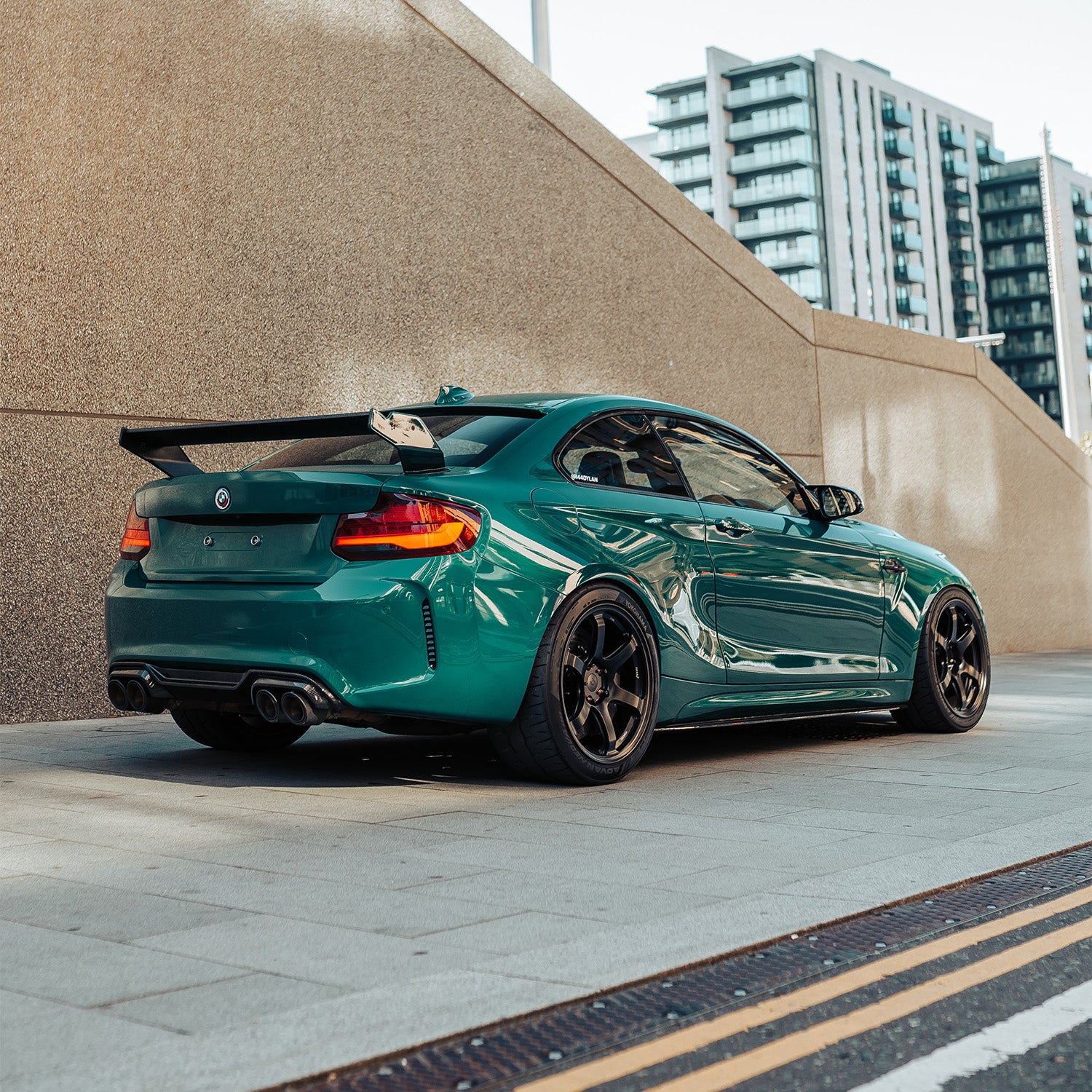 MHC+ BMW F87 M2 GTX Rear Diffuser In Pre Preg Carbon Fibre