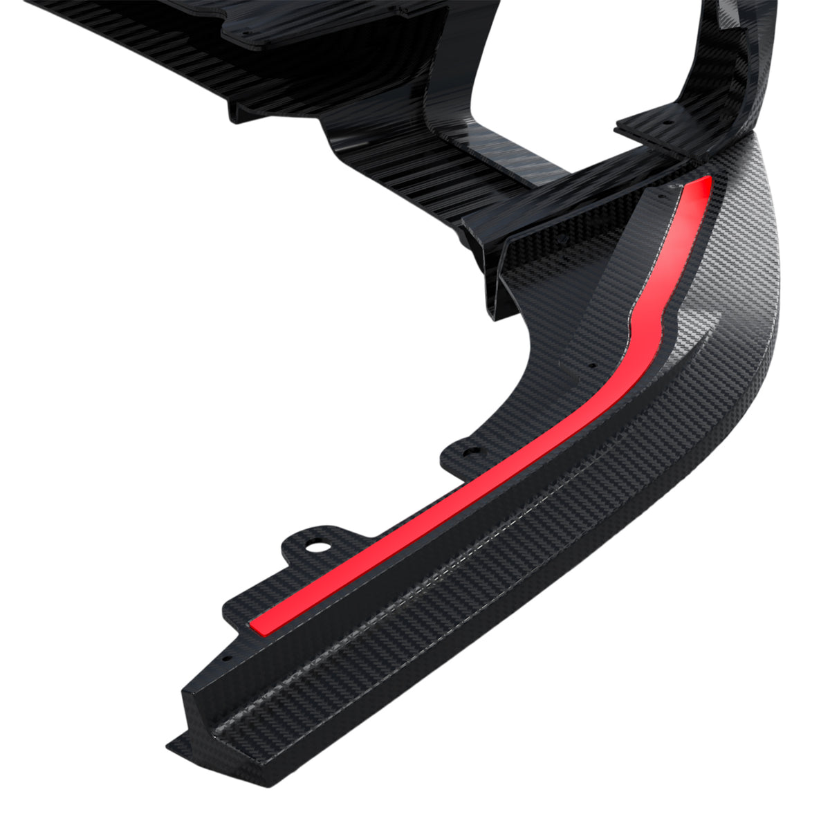 MHC+ BMW F87 M2 & M2 Competition GTX Ultra Aggressive Undertray Add On In Pre Preg Carbon Fibre
