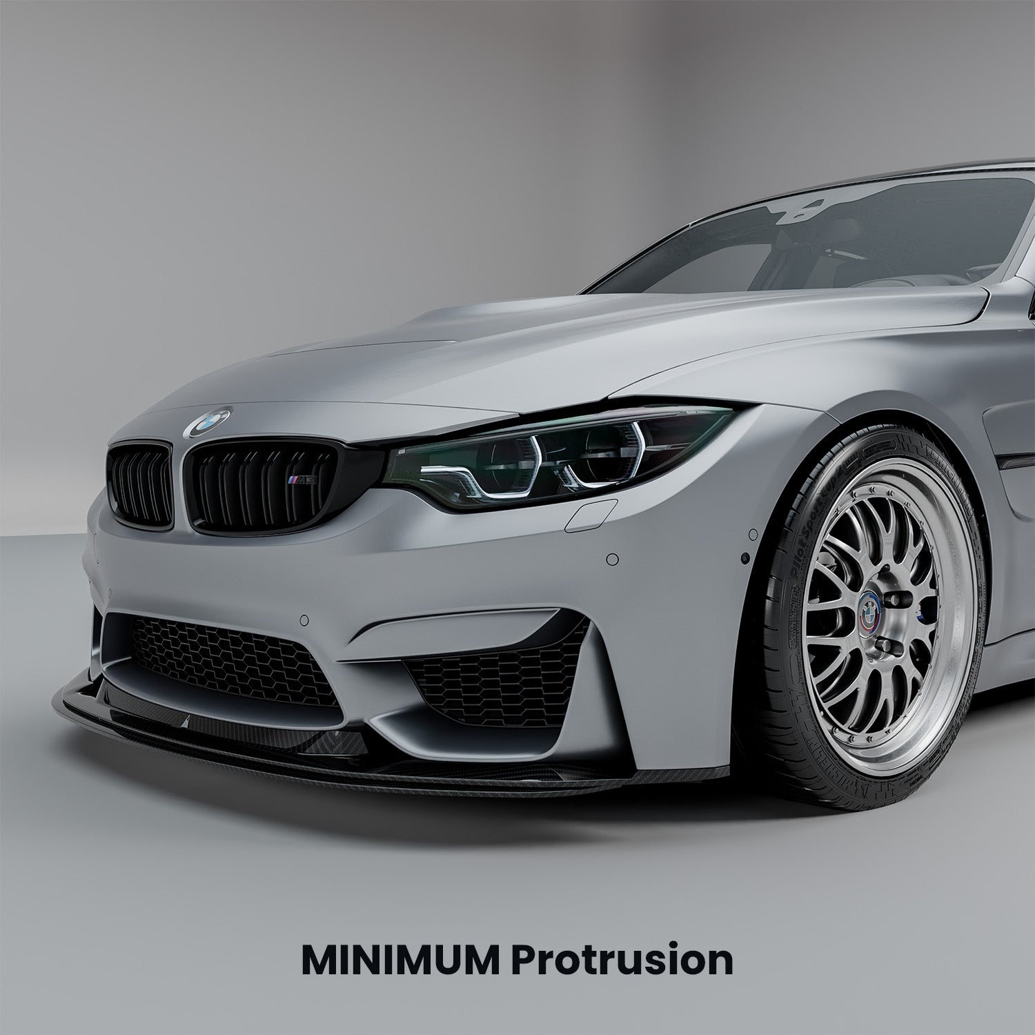 MHC+ BMW F80 M3 & F82/F83 M4 GTX Front Splitter In Pre Preg Carbon Fibre