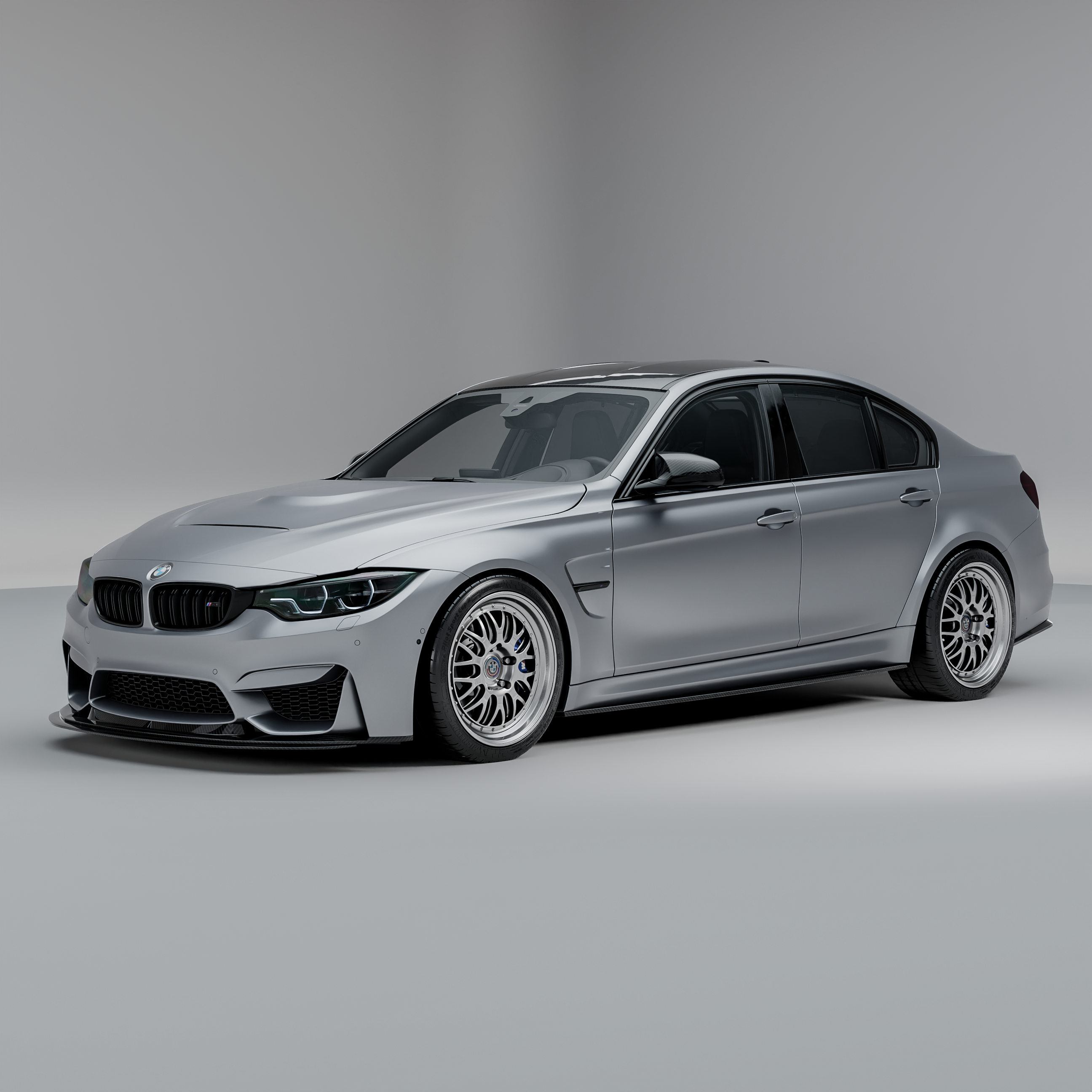 MHC+ BMW F80 M3 & F82/F83 M4 GTX Front Splitter In Pre Preg Carbon Fibre