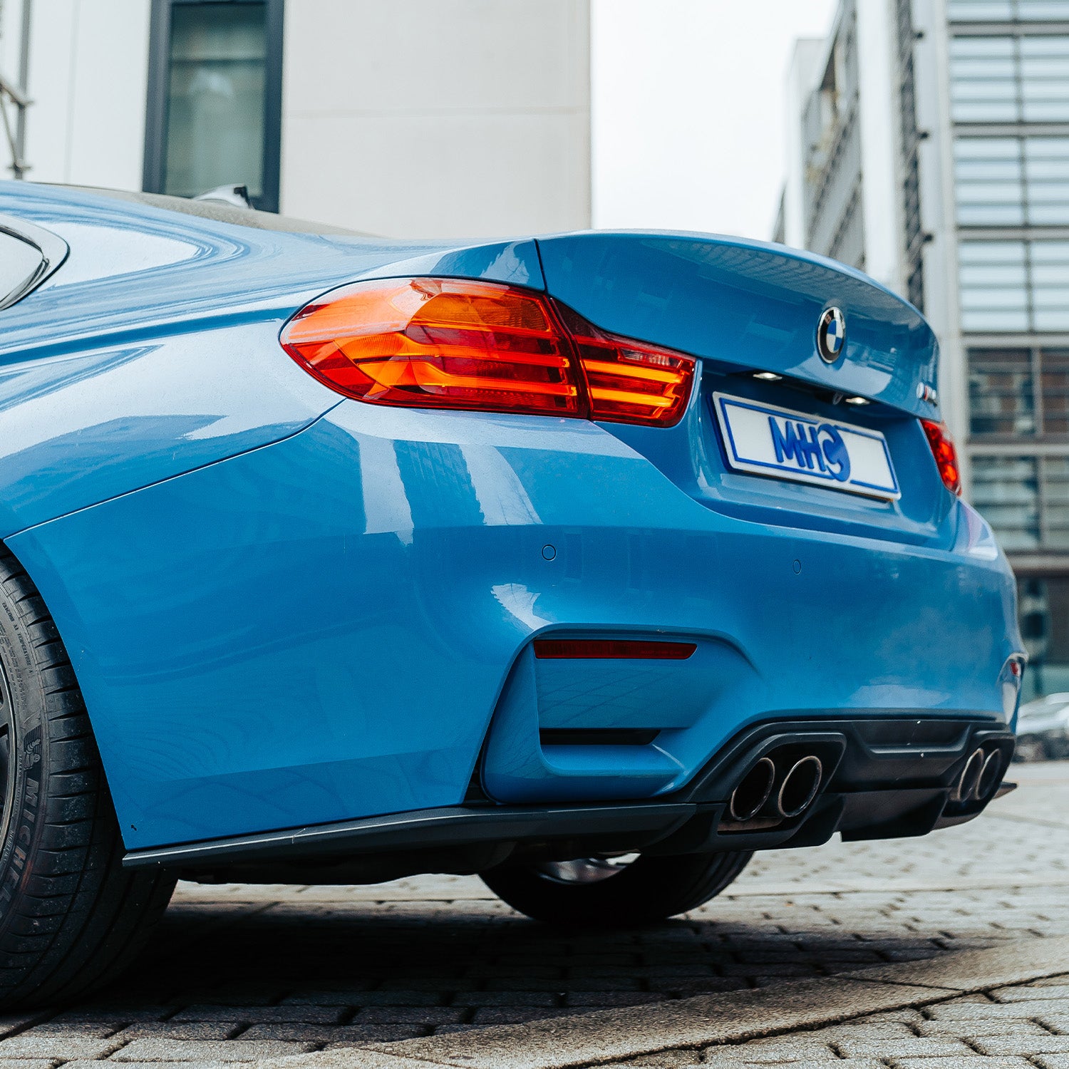 MHC+ BMW F80 M3 & F82/F83 M4 GTX Rear Diffuser In Pre Preg Carbon Fibre