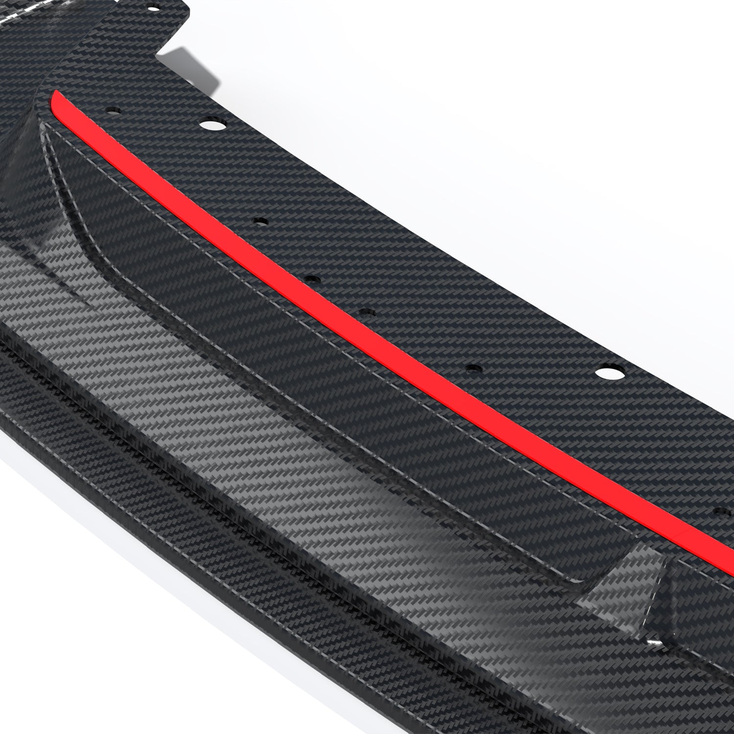 MHC+ BMW F87 M2 Competition S55 GTX Front Splitter In Pre Preg Carbon Fibre