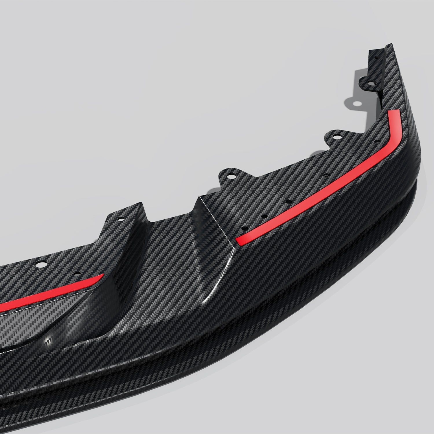 MHC+ BMW F87 M2 Competition S55 GTX Front Splitter In Pre Preg Carbon Fibre