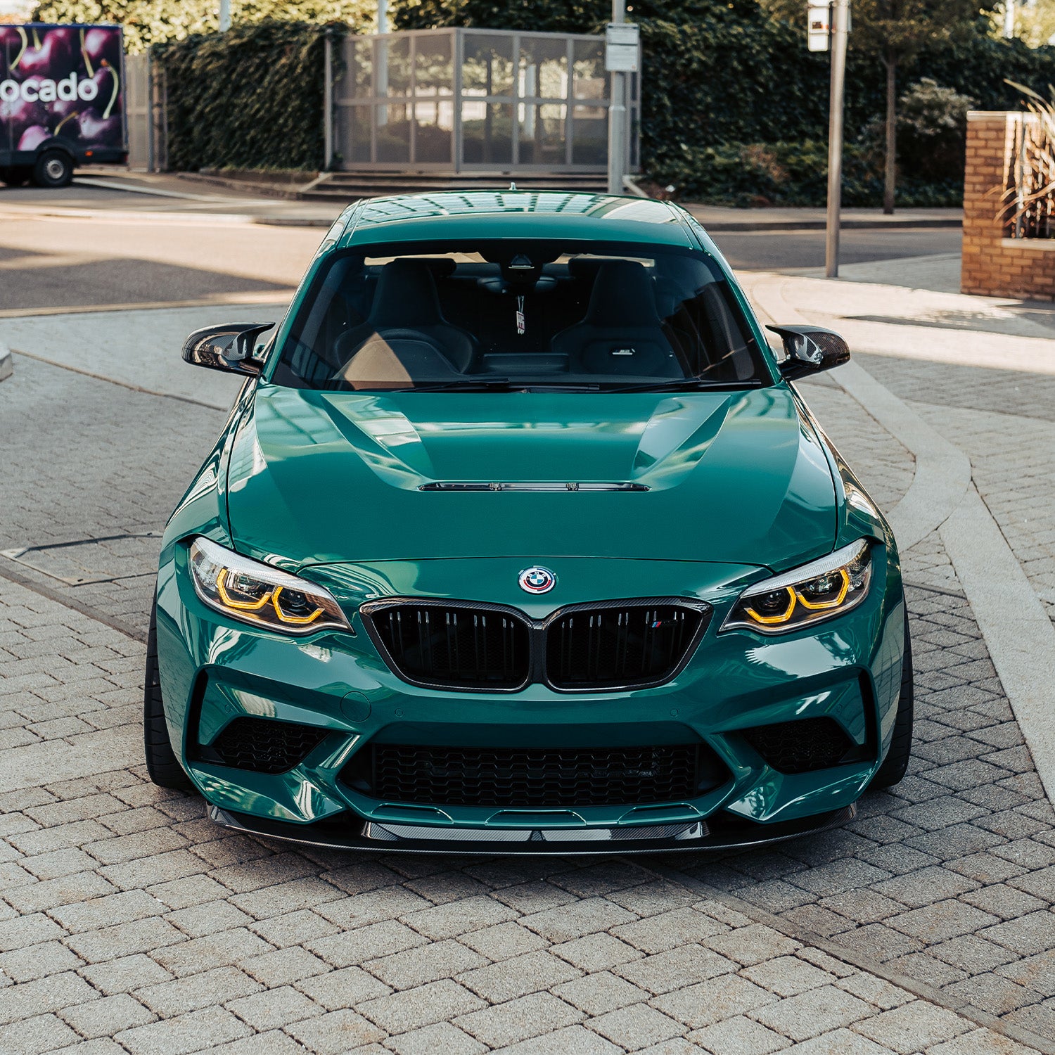 MHC+ BMW F87 M2 Competition S55 GTX Front Splitter In Pre Preg Carbon Fibre