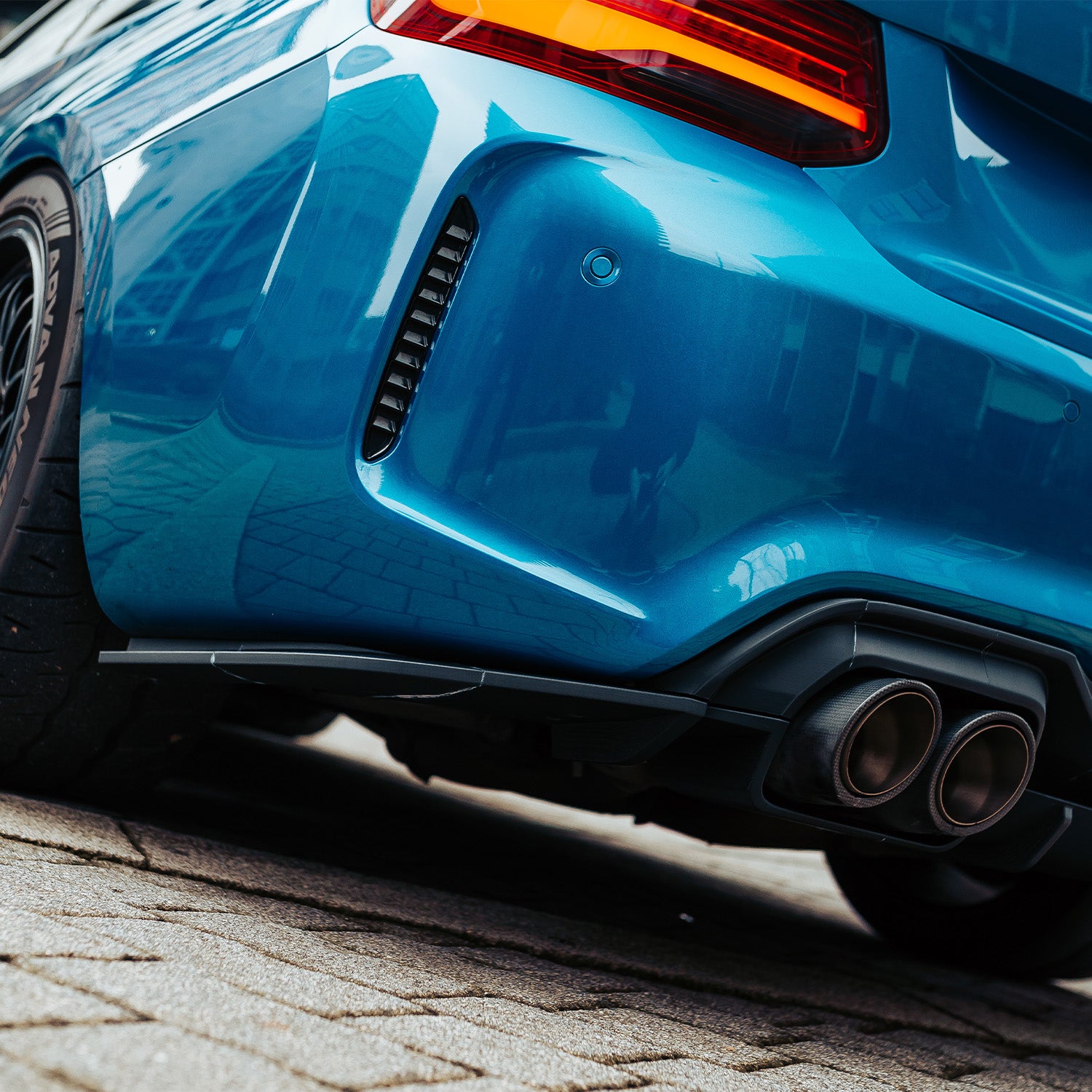 MHC+ BMW F87 M2 GTX Rear Diffuser In Pre Preg Carbon Fibre